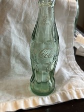 Vintage Coca-Cola 16 oz Green Glass Money Back Bottle with ACL White Lettering — listing 4