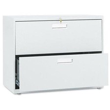 HON 600 Series 2-Drawer Lateral File Cabinet with Lock and Key — listing 5