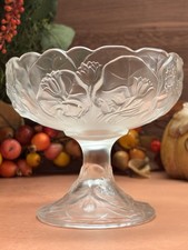 Frosted Satin Crystal Bird Figurine in Flight, 9 inches tall — listing 3