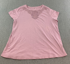 Soft Surroundings "Happiness Comes in Waves" Graphic T-Shirt, White, Size Small — listing 3