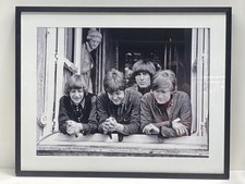 The Beatles Framed Black & White Photo Display with Printed Facsimile Signature Plaques — listing 2