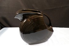 Fiesta-Style Blue Disc Water Pitcher with Concentric Ring Motif Fiesta HLC USA — listing 3