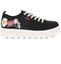 Levi's Low-Top Canvas Sneakers, Dusty Rose/Salmon, White Cap Toe — listing 2