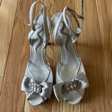 Nina Strappy Glitter Slingback Evening Sandal High Heels — listing 4