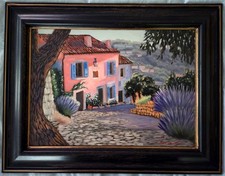 Original Signed Oil Painting on Duro Canvas Panel in Gilt Frame — listing 5