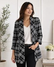 Anne Klein II Gray Tweed Lined Jacket, Size 10 — listing 3