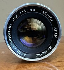 Yashica Auto Yashinon-DX 50mm f/1.4 M42 Mount Lens — listing 2