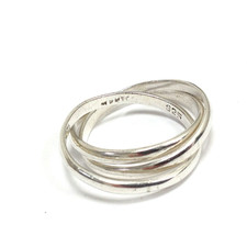 Silver Band Ring with Partial Hallmarks — listing 2
