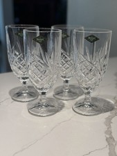 Shannon Crystal Dublin Pattern Wine Goblets Set of 4 — listing 5