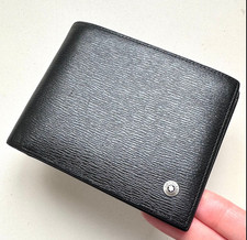 Montblanc Black Leather Bifold Wallet / Small Leather Good — listing 2