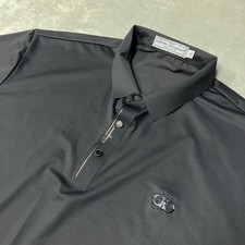 Salvatore Ferragamo Men's White Gancini Logo Polo Shirt, Size L, Made in Italy — listing 2