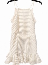 Bardot Green Floral Guipure Lace Sleeveless Sheath Dress, Size 8 — listing 5
