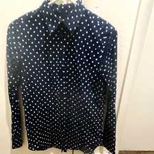 Lauren Ralph Lauren Navy & White Abstract Floral Print Fit and Flare Dress, Size 14 — listing 4