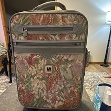 Vintage Tapestry Floral Luggage Set - Rolling Suitcase, Garment Bag & Duffel/Carry-On — listing 4