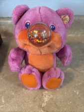 Vintage 1987 Playskool Nosy Bears Gumlet Plush Pair (Pink & Yellow)
