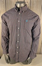 Cinch Men's Short Sleeve Plaid Button-Down Western Shirt, Size XXL — listing 3