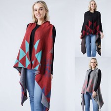 Anthropologie Blue Bouclé Wool Shawl-Collar Sweater Vest with Patch Pockets — listing 4