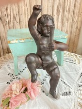 Antique Victorian Carved Figural Chair Frame with Maiden Head Crest, Needs Reupholstery — listing 5