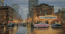 "Evening at the Paramount" Signed & Numbered Limited Edition Print by Dave Barnhouse