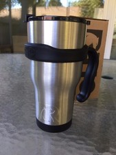 RTIC Insulated Travel Tumbler Mug with Handle, Black, listing 3