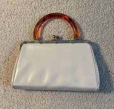 Pair of Apple Juice Bakelite Oval Purse Handles, 11x14 cm — listing 5