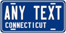 Vintage 1980 Connecticut "The Constitution State" Novelty License Plate — listing 5