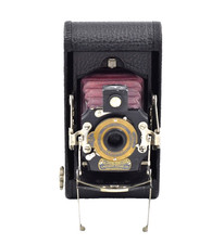 Kodak No. 3-A Folding Pocket Kodak Model C Camera with Leather Case — listing 4