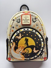 Loungefly x Disney Parks The Nightmare Before Christmas Embroidered Character Backpack (Gray) — listing 6