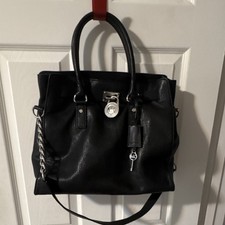 Michael Kors Hamilton Studded Leather Satchel in Luggage Brown — listing 6