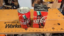 Coca-Cola Tin Can Coin Bank with Contour Bottle Graphic — listing 3