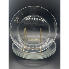 Clear Glass Salad or Luncheon Plate with Wide Rim — listing 2