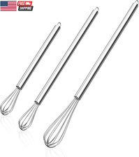 Pair of Commercial Stainless Steel Balloon/French Whisks