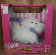 Mattel White Persian Cat Plush with Red Nose and Ribbon — listing 4