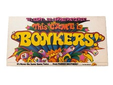 Vintage 1978 Parker Brothers "Bonkers!" Board Game (Incomplete)