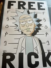 Framed Rick and Morty Alien Landscape Poster Print — listing 3