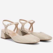 Naturalizer Women's Block-Heel Square-Toe Leather Pumps in Tan/Mauve — listing 2