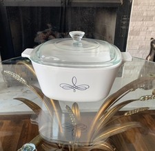 CorningWare 1 Qt Casserole Dish (P-1-B), Starburst/Atomic Backstamp — listing 6