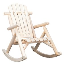 Vintage Wooden Slat-Seat Rocking Chair with Additional Wood Furniture Pieces — listing 6