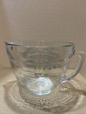 Vintage Anchor Hocking Fire-King White Milk Glass Batter Bowl with Spout and Ribbed Band — listing 6