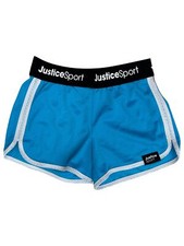 Justice Sport Girls' Neon Palm Tree Print Athletic Running Shorts, Size XLP (16P/18P) — listing 3