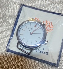 KEEP Collective charm Round Gold-Tone Watch with Woven Chevron Band — listing 4
