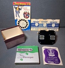 Vintage Sawyer's View-Master Model E Bakelite Stereo Viewer with 9 Reels, Black — listing 2