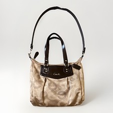 Coach Signature Zip Around Wallet in Navy Denim/Chalk — listing 6