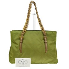 Prada Tessuto Nylon Tote Bag with Patent Leather Trim and Gold Hardware — listing 4