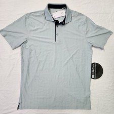 Puma MATTR Check Golf Polo Shirt, Peach Frost/Ash Gray, Men's XL
