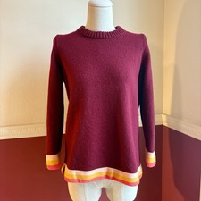J.Crew Burgundy Crewneck Sweater Merino wool — listing 6