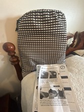 Necoichi Portable Soft-Sided Cat Carrier/Cage, Black & White Gingham — listing 6