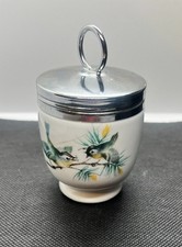 Royal Worcester Porcelain King Size Egg Coddler with Floral Pattern — listing 4