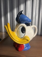 Vintage Hand-Painted Ceramic Relief Pitcher with Figural Boy & Grapevine Motif, Signed 'Bev 1971' — listing 2