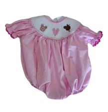 Stitchy Fish baby romper Baby Girl Pumpkin Fall Bubble Romper, Size 3m — listing 5